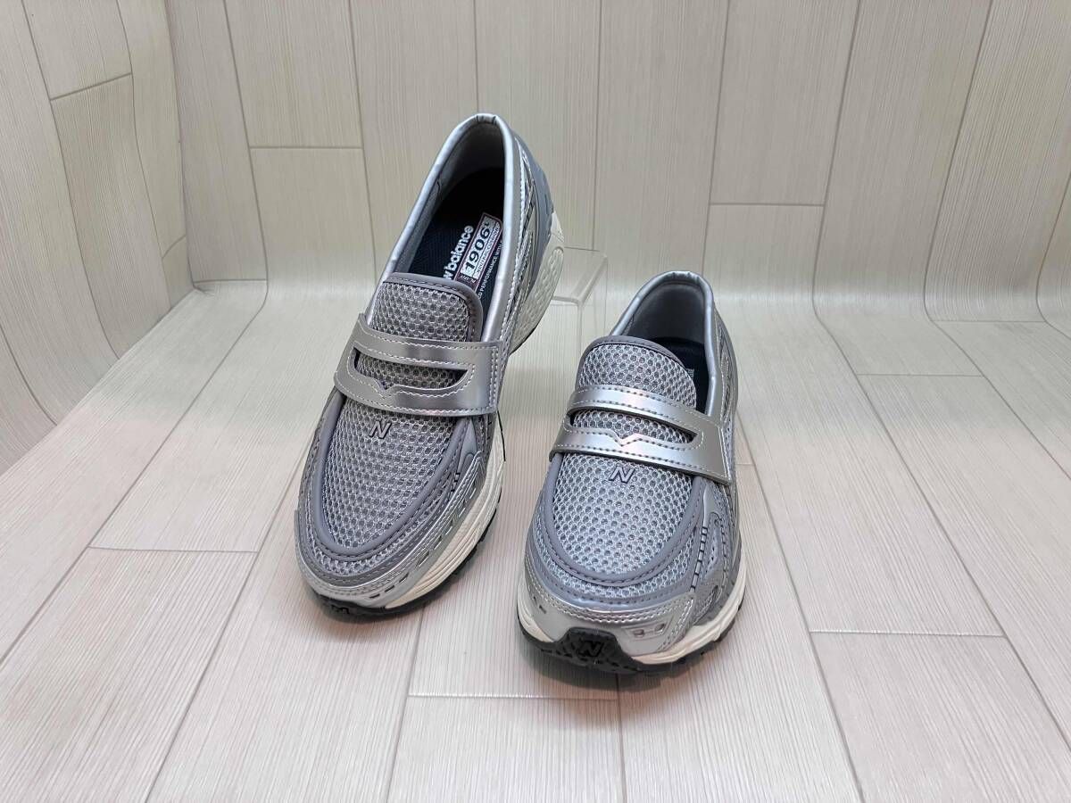 ★ new balance ニューバランス ランニングシューズ NBJ-1190901 メンズ サイズ25 シルバー 通年