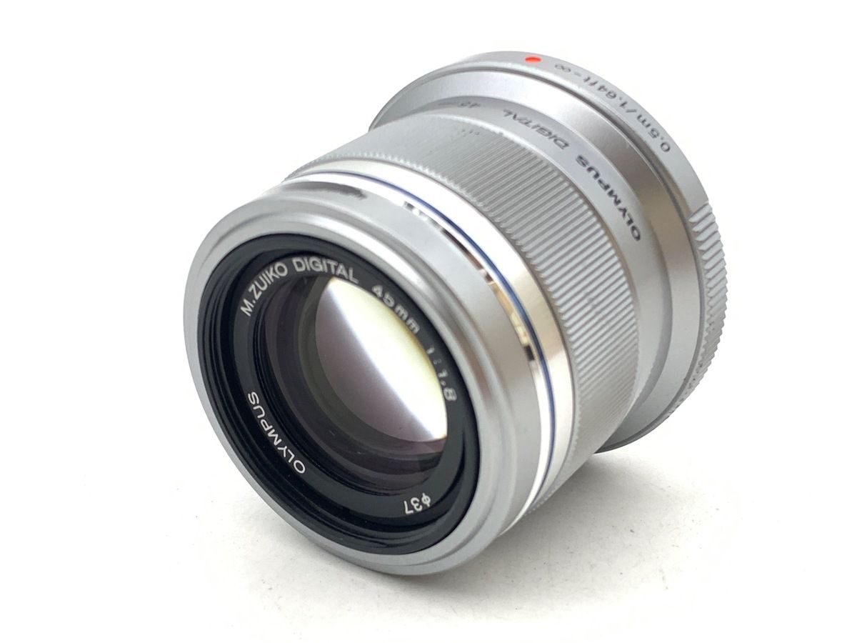 中古】 【並品】 オリンパス M.ZUIKO DIGITAL 45mm F1.8 シルバー
