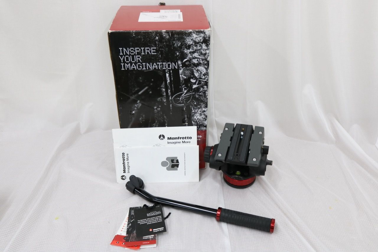 【返品保証】 【元箱付き】 マンフロット Manfrotto MVH502AH プロビデオヘッド雲台 e10882