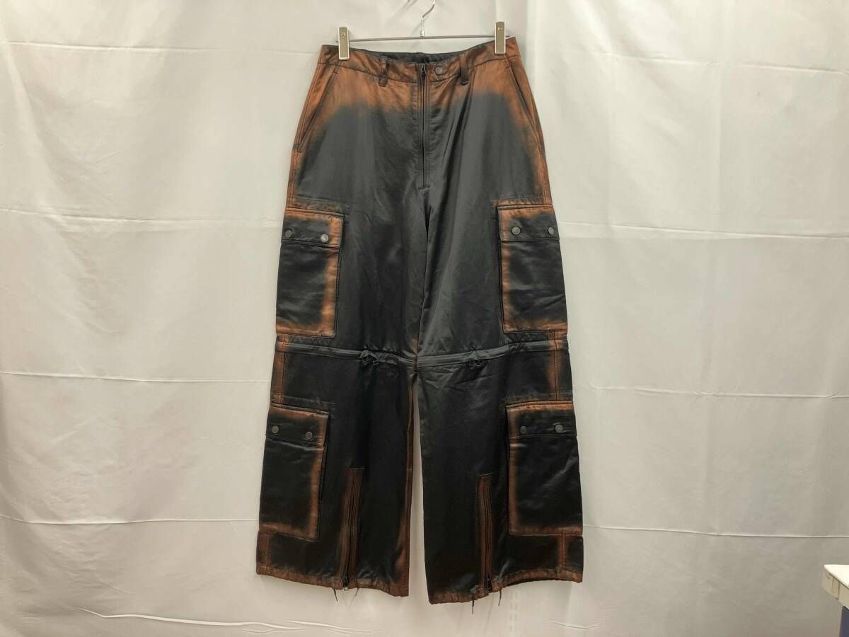 SUBLATIONS サブレーションズ RUSTY SATIN TRANSFORM CARGO PANTS カーゴパンツ S131410 サイズ2 ブラウン ブラック 通年