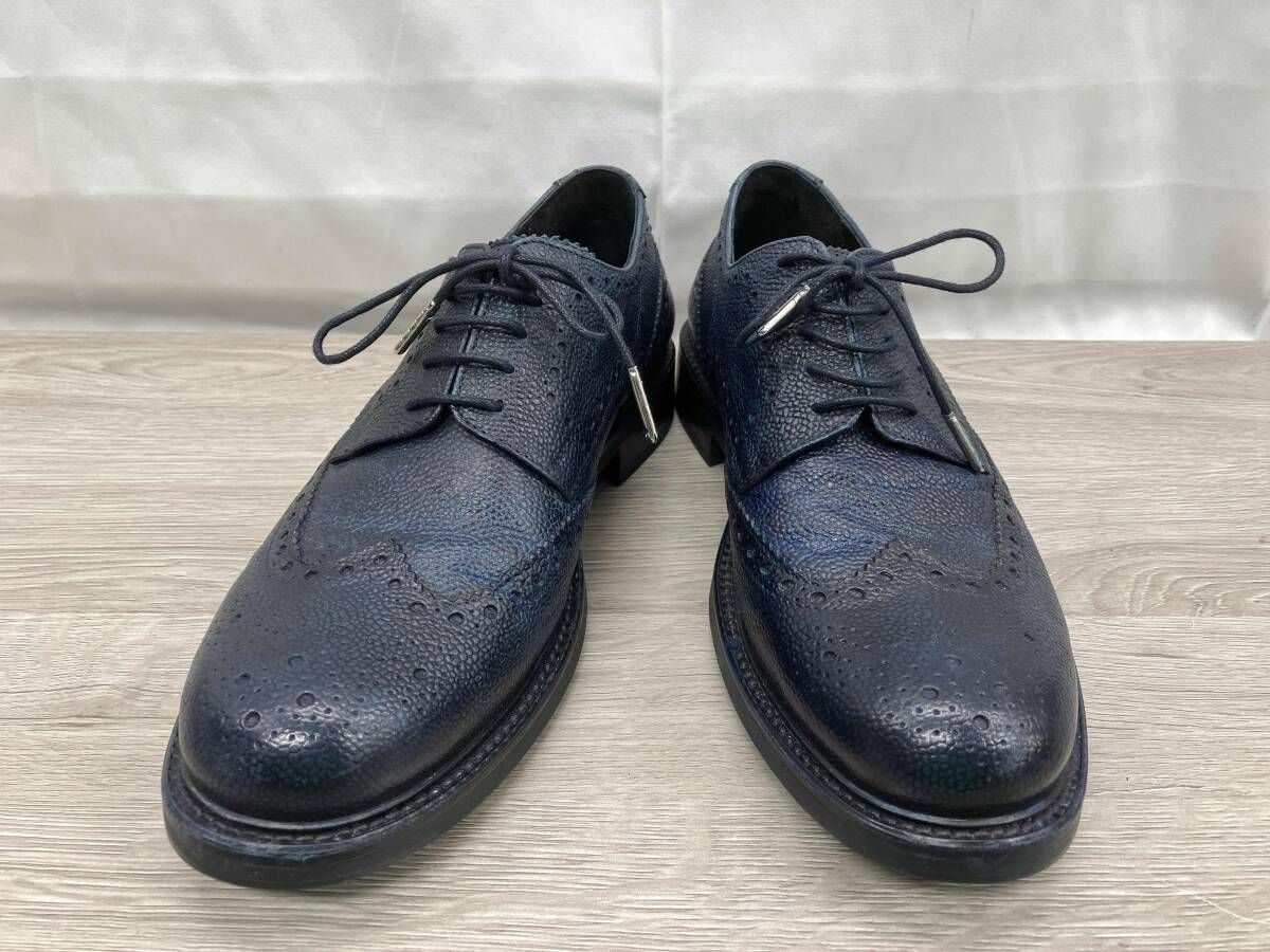 FLORSHEIM フローシャイム ローファー　ウィングチップシューズ 表記サイズ 7 1/2 ネイビー