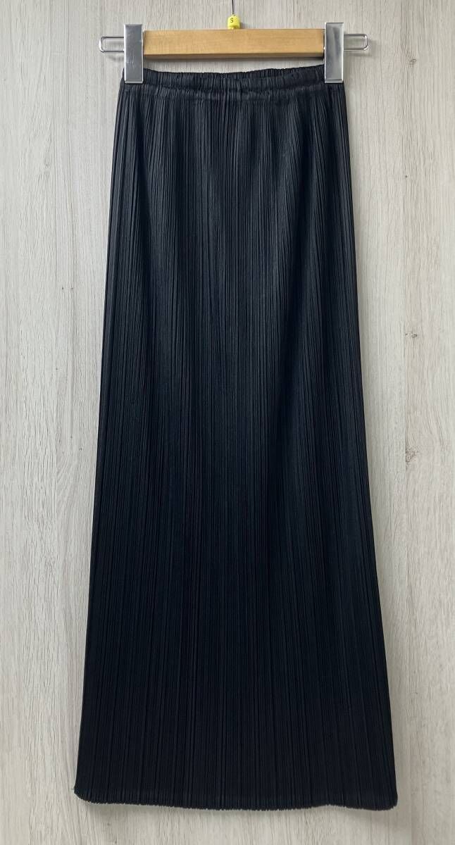 PLEATS PLEASE プリーツプリーズ イッセイミヤケ PP05-JG001 プリーツ ロングスカート サイズ1 ブラック