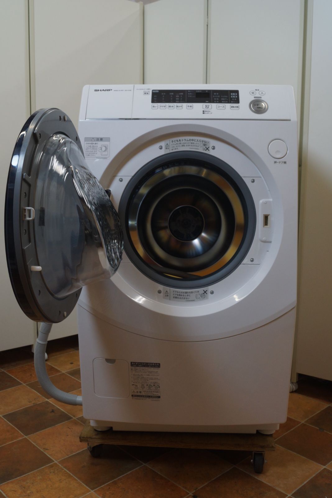 ドラム式洗濯乾燥機 SHARP ES-H10E-WL 10kg 2020年 左開き ヨドバシ 