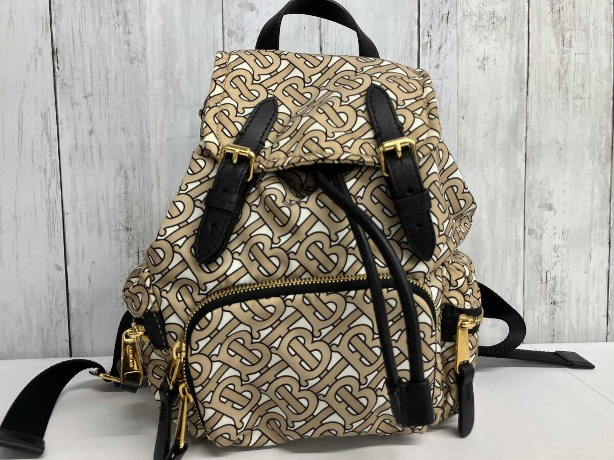 BURBERRY バッグパック バーバリー TBロゴ 総柄 ミニリュック 8017168