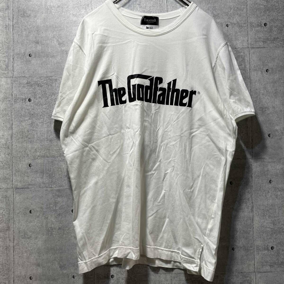 00s archive MASTER MIND 半袖Tシャツ THE GODFATHER スカル TEE サイズXL ホワイト アーカイブ マスターマインド