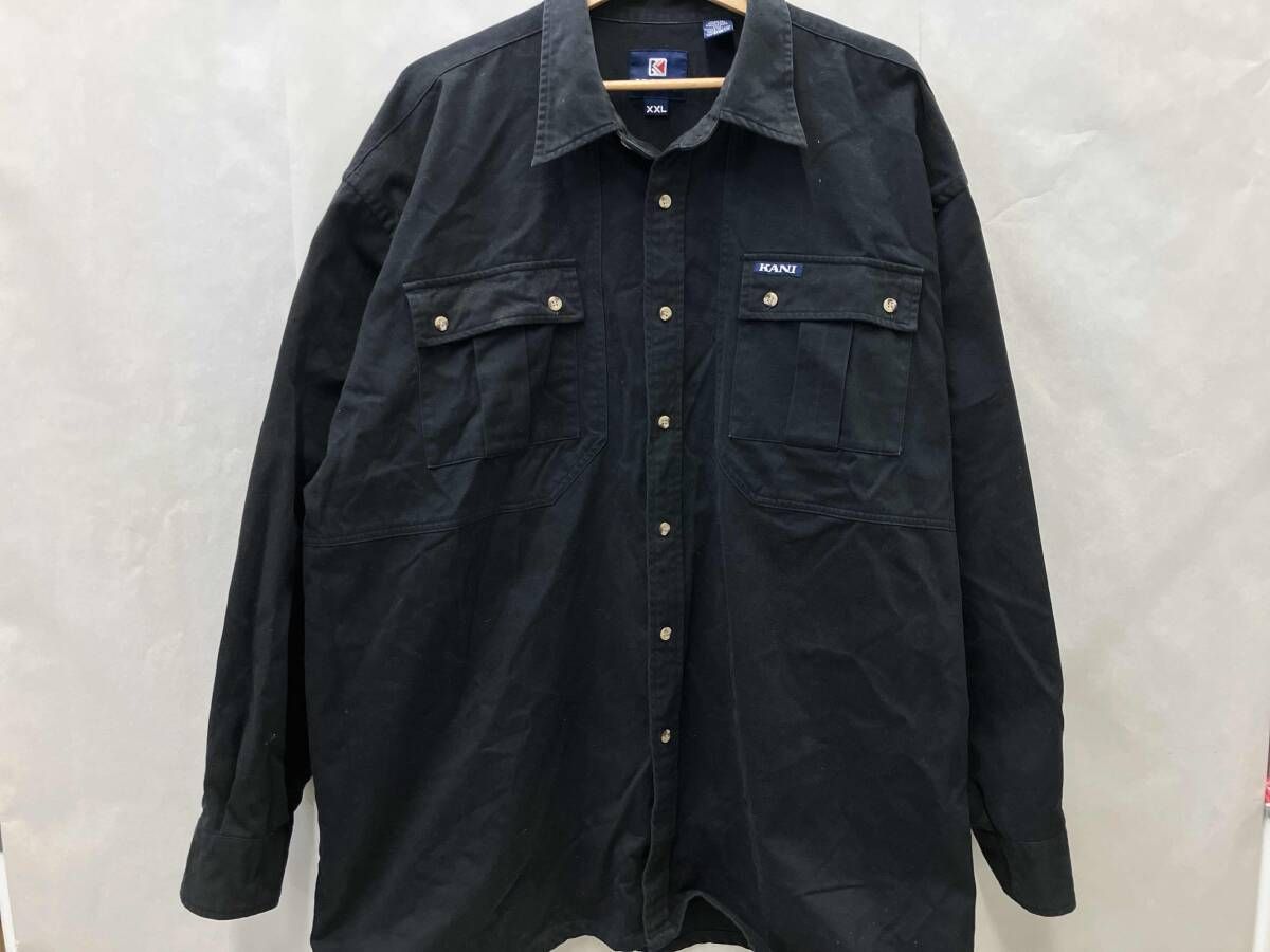 KARL KANI 上着 ブルゾン 長袖シャツ XXLサイズ ブラック 8,085円