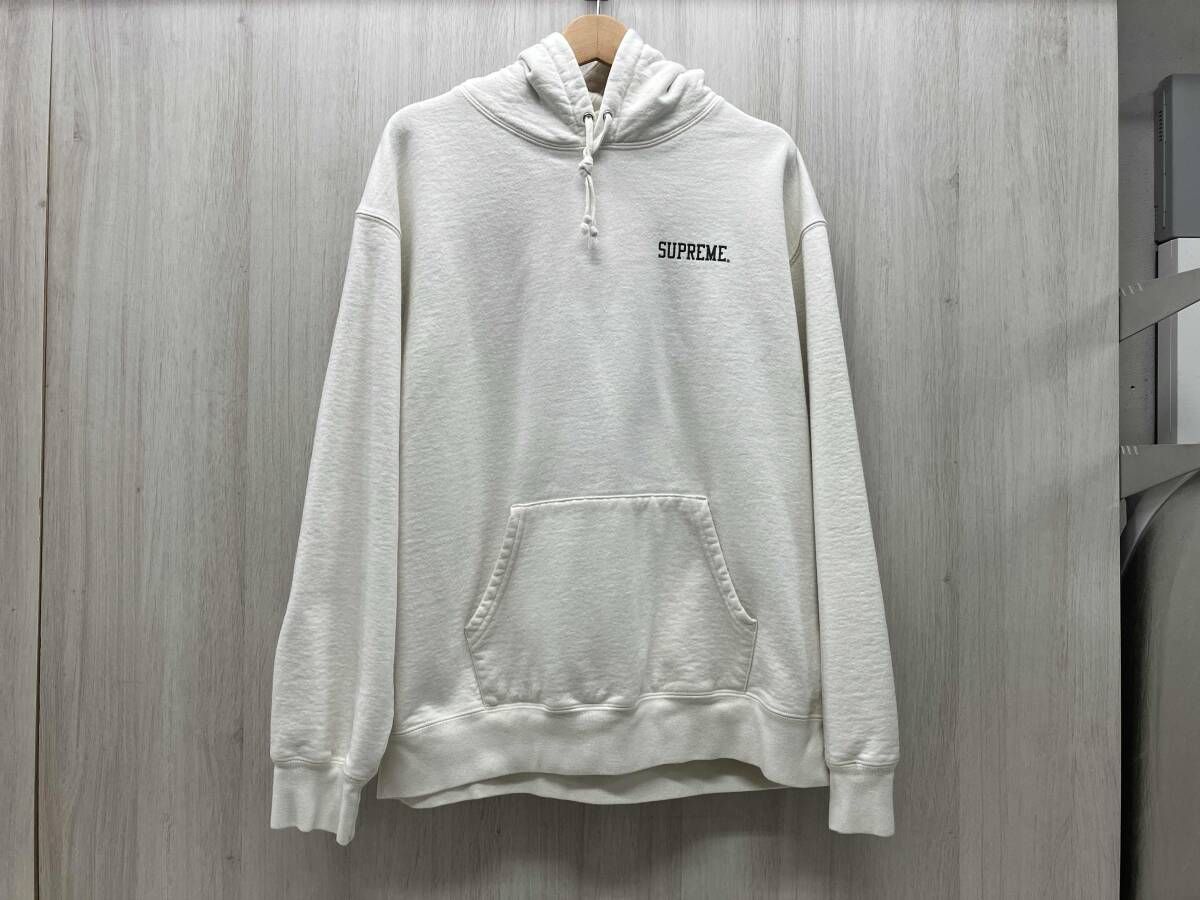 Supreme シュプリーム 22SS ralph steadman skull hooded パーカー 表記サイズL ホワイト