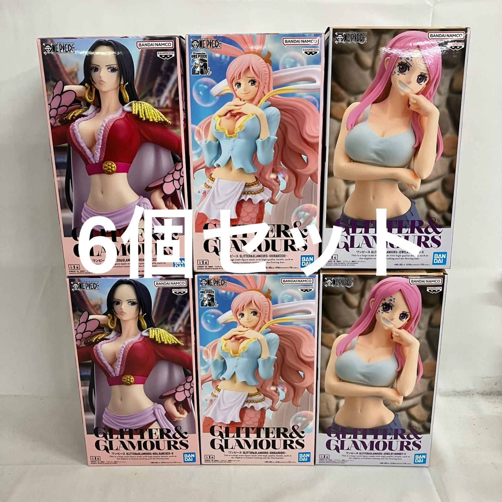 未開封 ワンピース GLITTER&GLAMOURS シラホシ 他 フィギュア 6個