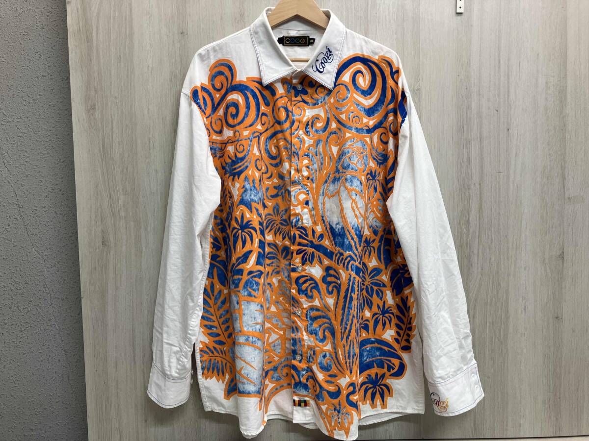COOGI クージー 長袖シャツ / サイズXXL / オレンジ・ブルー / 050-064914