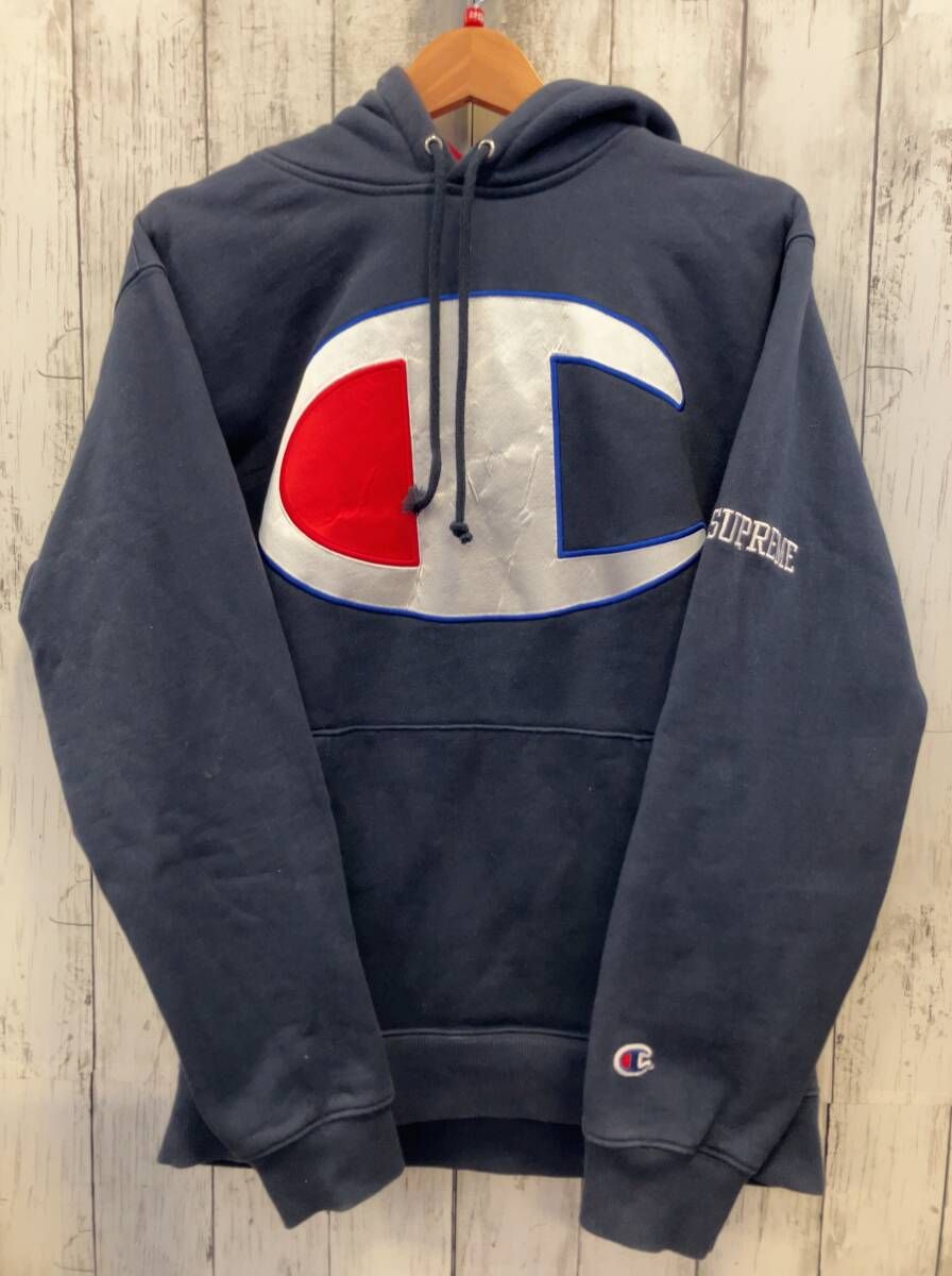 Supreme×Champion シュプリーム×チャンピオン パーカー Satin Logo Hooded 17SS