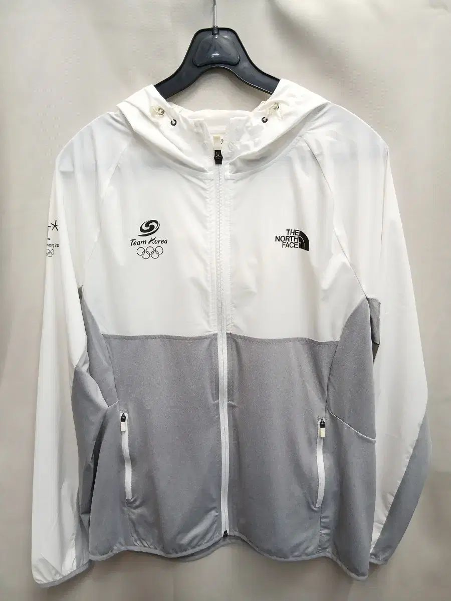 THE NORTH FACE ザノースフェイス チームコリア レディース フードウィンドブレーカー 100