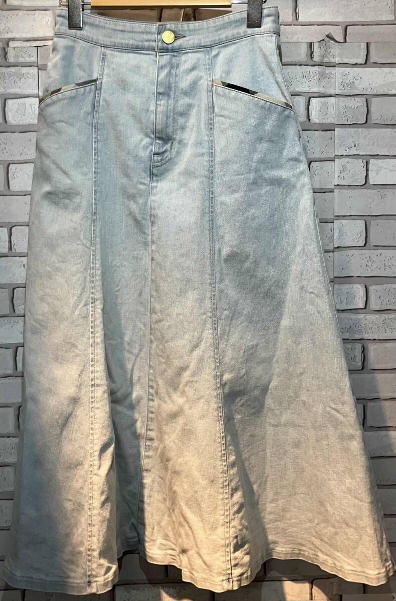 BLUE LABEL CRESTBRIDGE ブルーレーベルクレストブリッジ スカート 25SS 55S03-514-20 ストレッチデニムスカート サイズS インポート