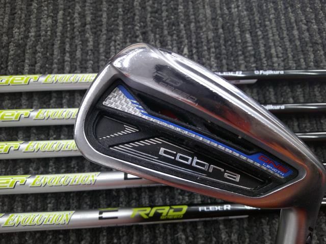 中古 アイアンセット コブラ RADSPEED ONE LENGTH/SpeederEVO for RADSPEED(JP) 6本セット/S/22[2274]■博多 30,965円