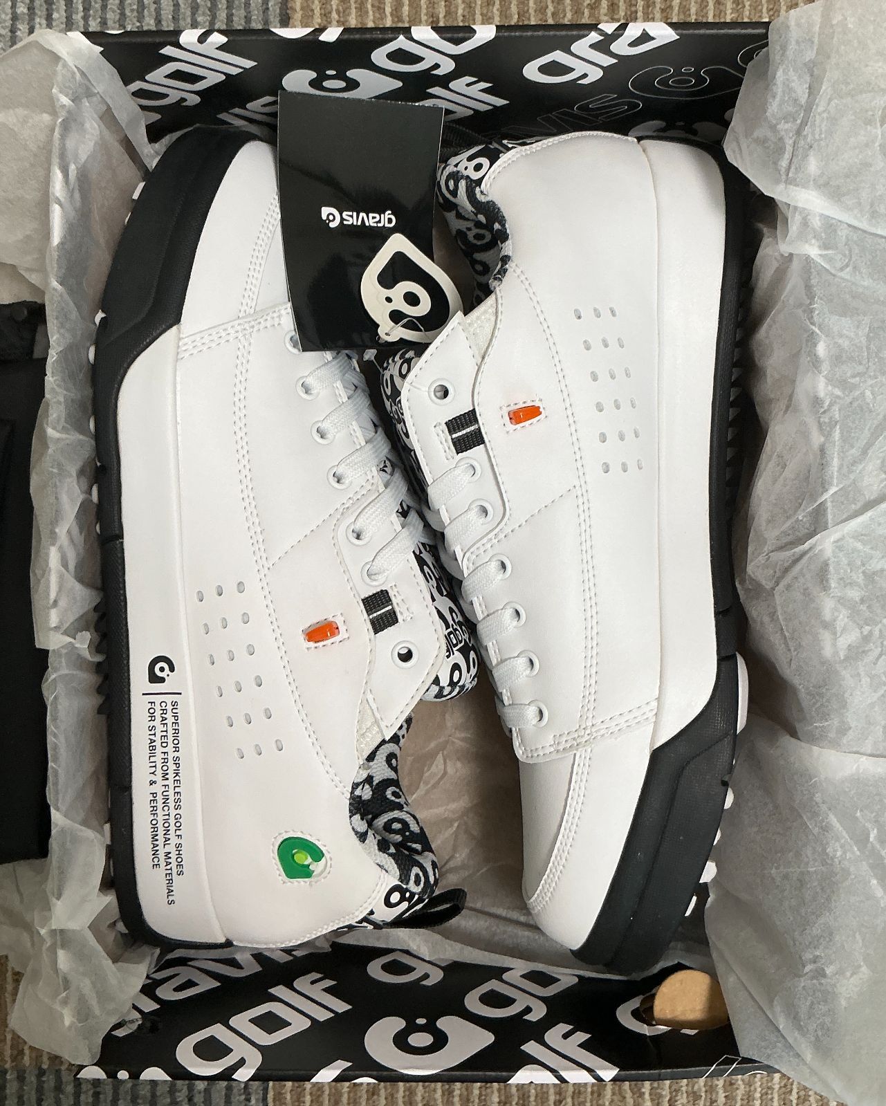 グラビス ゴルフシューズ gravis golf TARMAC GOLF 15910 ホワイト