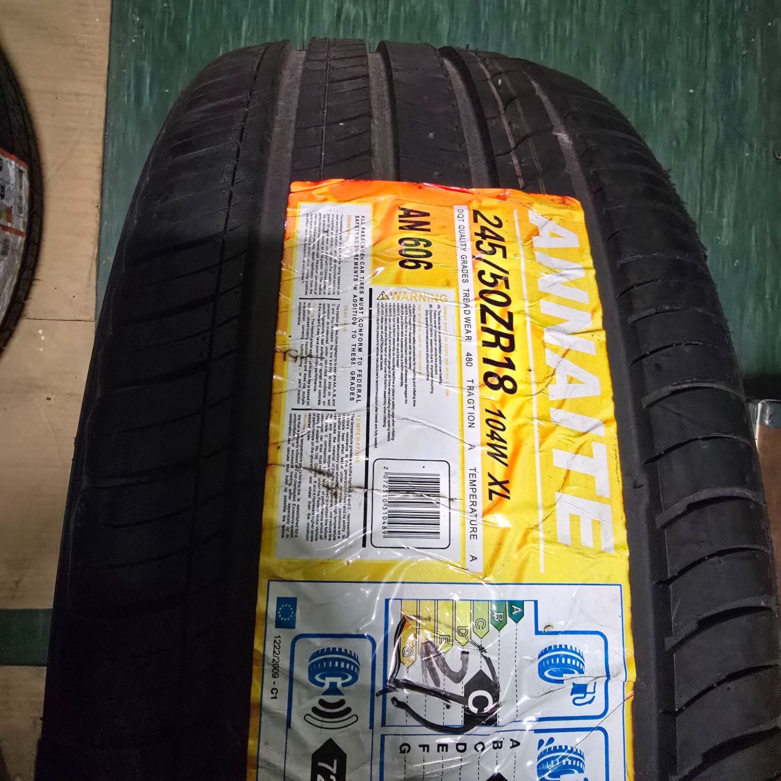 【新品未使用 245/50R18 AN606 1本】