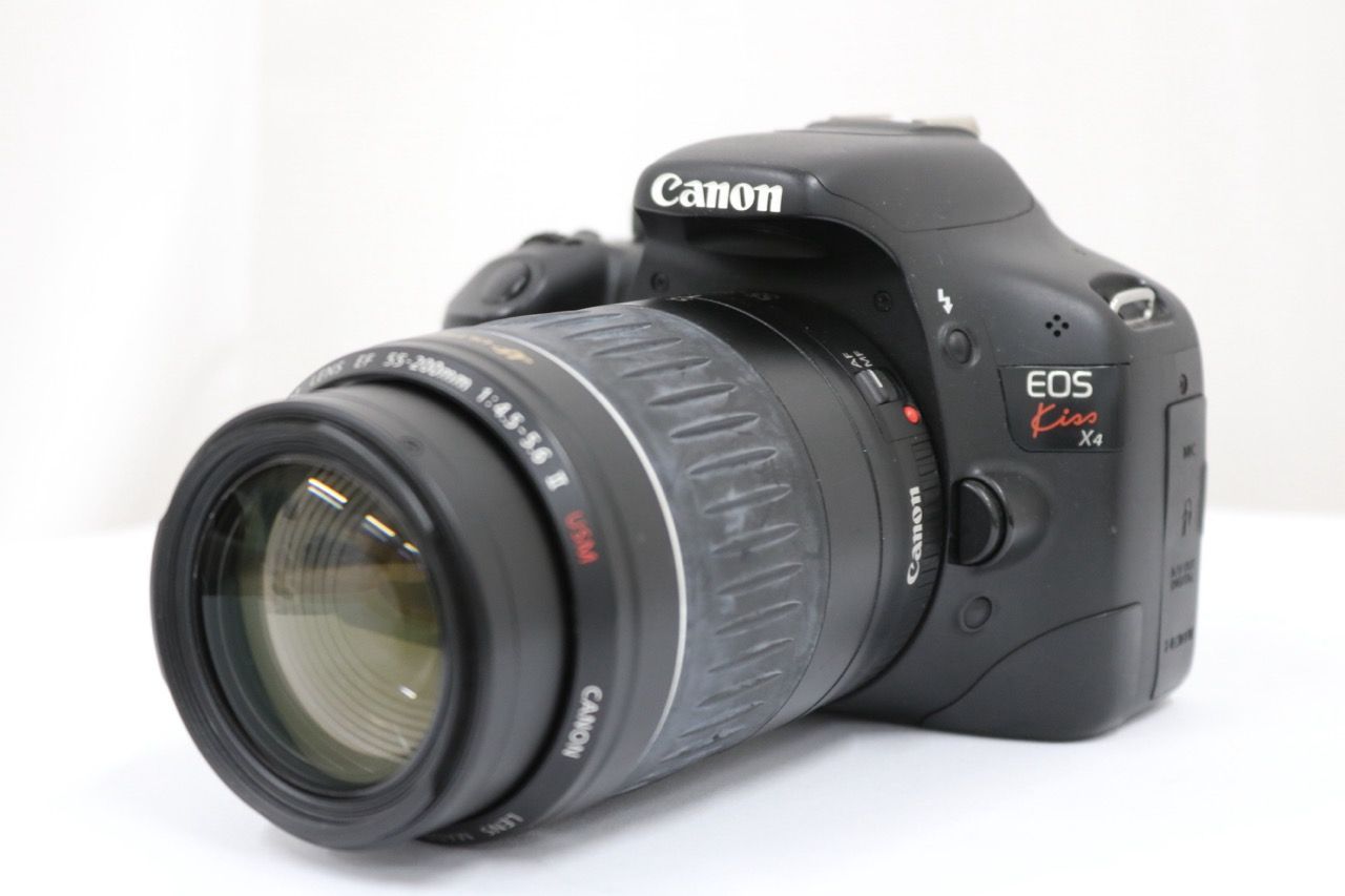 【返品保証】 キャノン Canon EOS Kiss X4 EF 55-200mm F4.5-5.6 II USM デジタル一眼 e10946