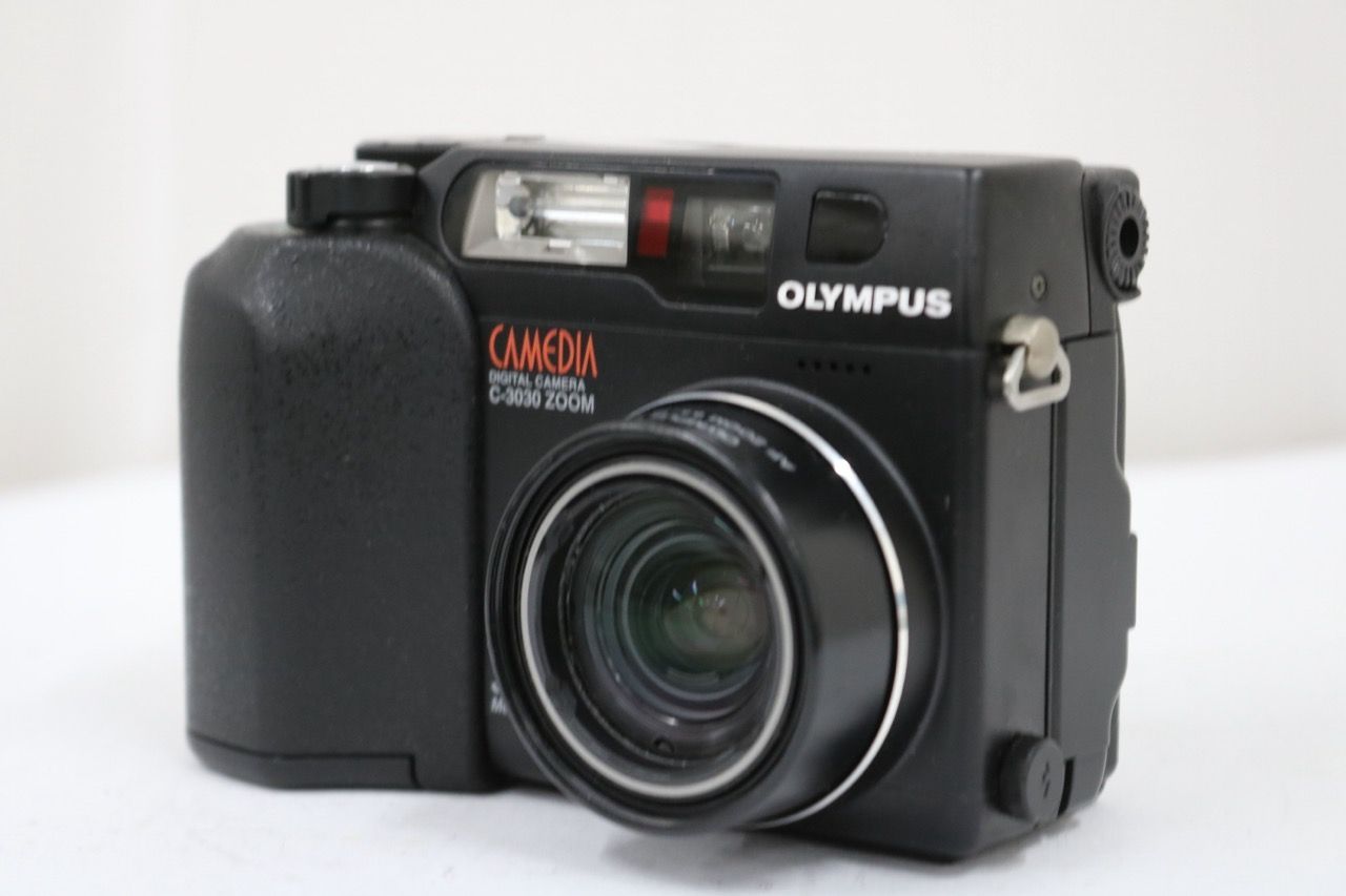 【返品保証】 オリンパス Olympus CAMEDIA C-3030 ZOOM ブラック 3x 2.5x コンパクトデジタルカメラ e10982