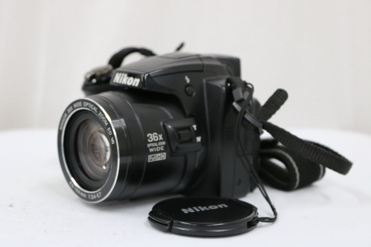 【返品保証】 ニコン Nikon COOLPIX P500 36x ブラック コンパクトデジタルカメラ e10971