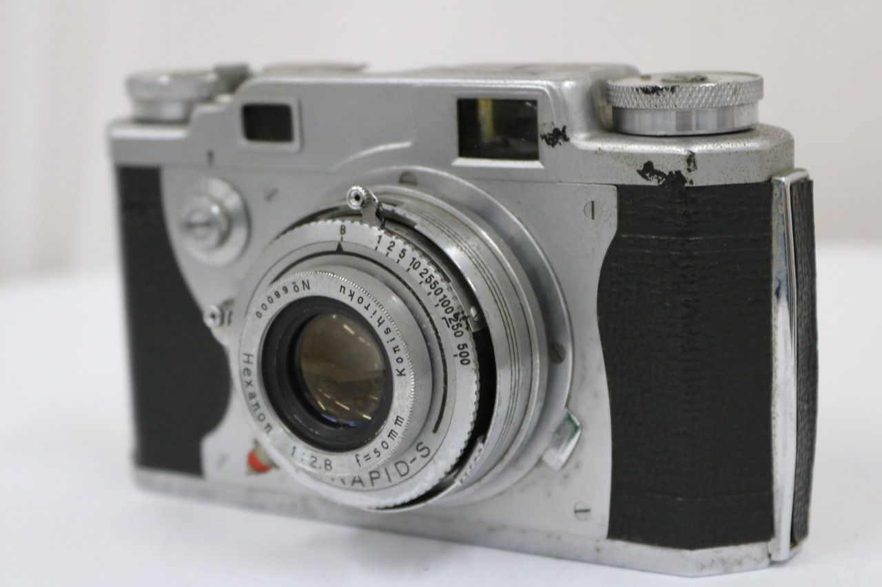 【訳あり品】 コニカ KONICA II 24×36 Hexanon 50mm F2.8 レンジファインダー カメラ e10952
