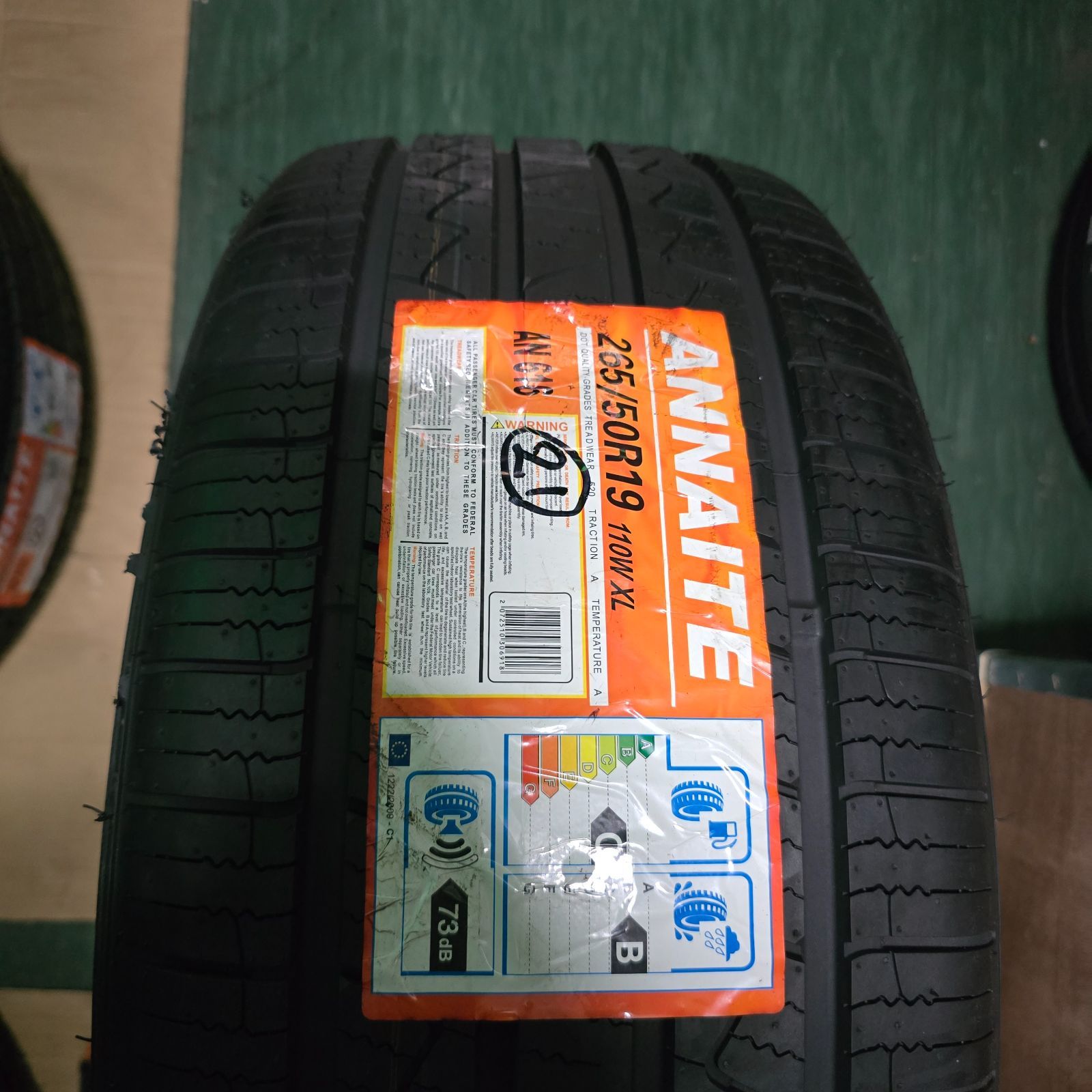 【新品未使用 265/50R19 AN616 1本】