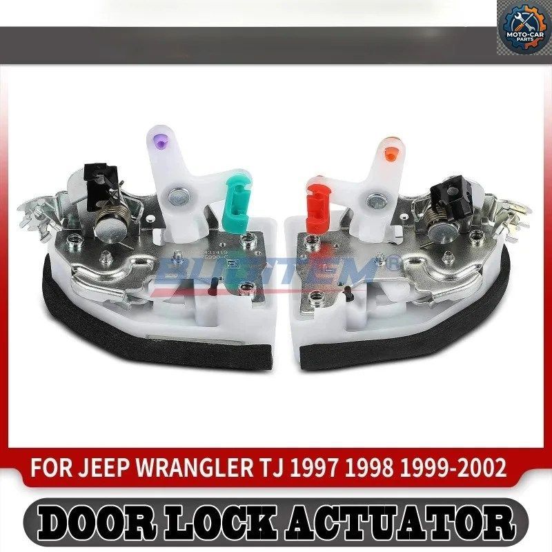 2個セット ドアラッチロックアクチュエーター フロント 運転席側 助手席側 55075990AE 55075991AE ジープ ラングラー 1997-2002 6,993円