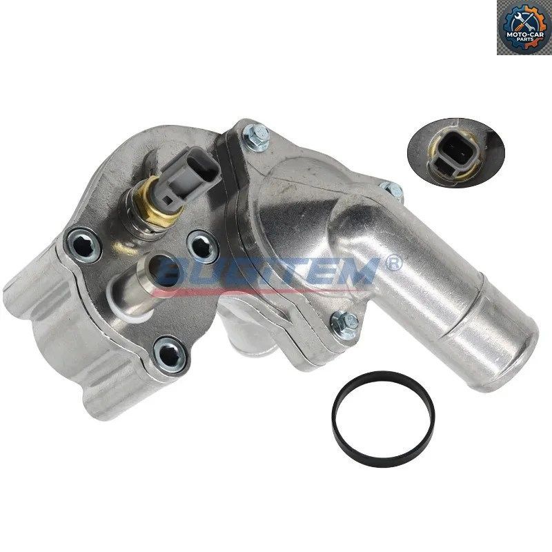 2L2Z8592BA 5R3Z8592BA エンジン冷却水用アルミ製サーモスタットハウジングアセンブリ（センサー付き）フォード マスタング 4.0L 2005-2010