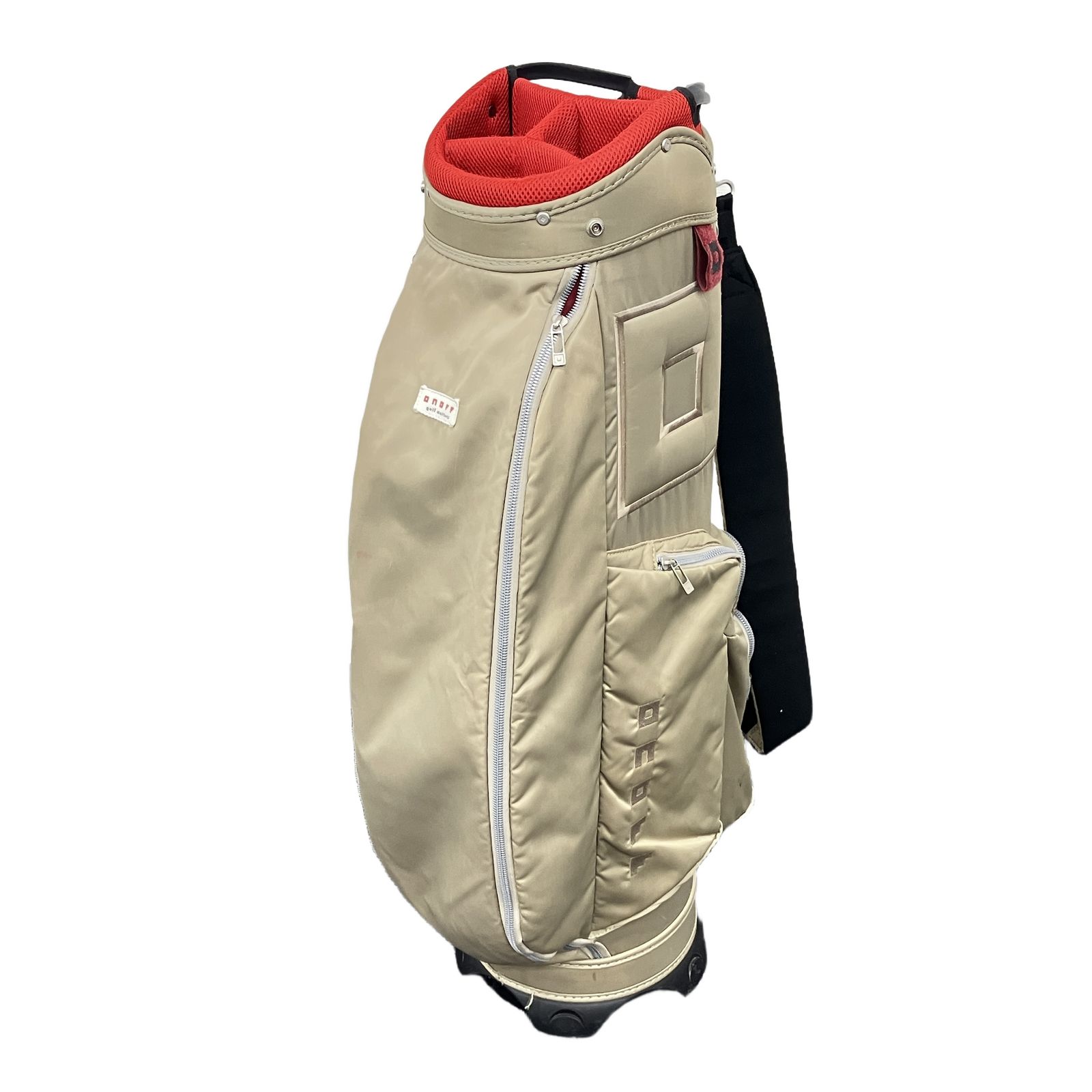 ONOFF キャディバッグ OB0422 クレイベージュ カート式 4分割 9型 中古 K11209754 15,960円