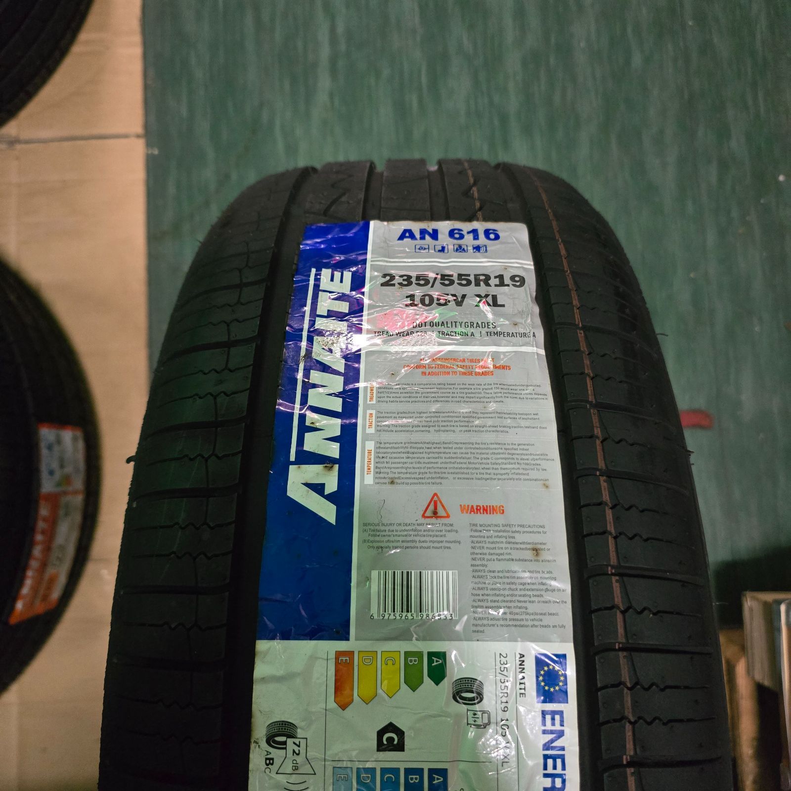 【新品未使用 235/55R19 AN616 1本】