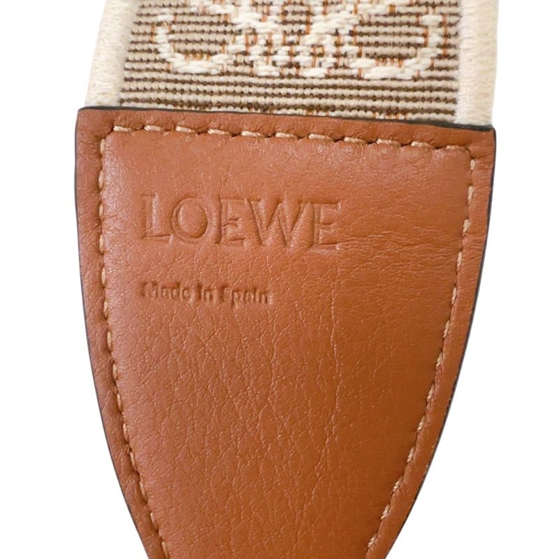 ロエベ LOEWE アナグラムループ ストラップ C886T90X01 ブラウン