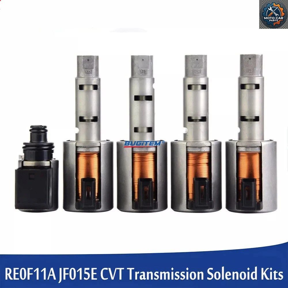 5個セット RE0F11A JF015E CVTトランスミッションソレノイドキット 日産セントラ、ヴァーサ、シボレー スパーク、スイフト 2012-2015