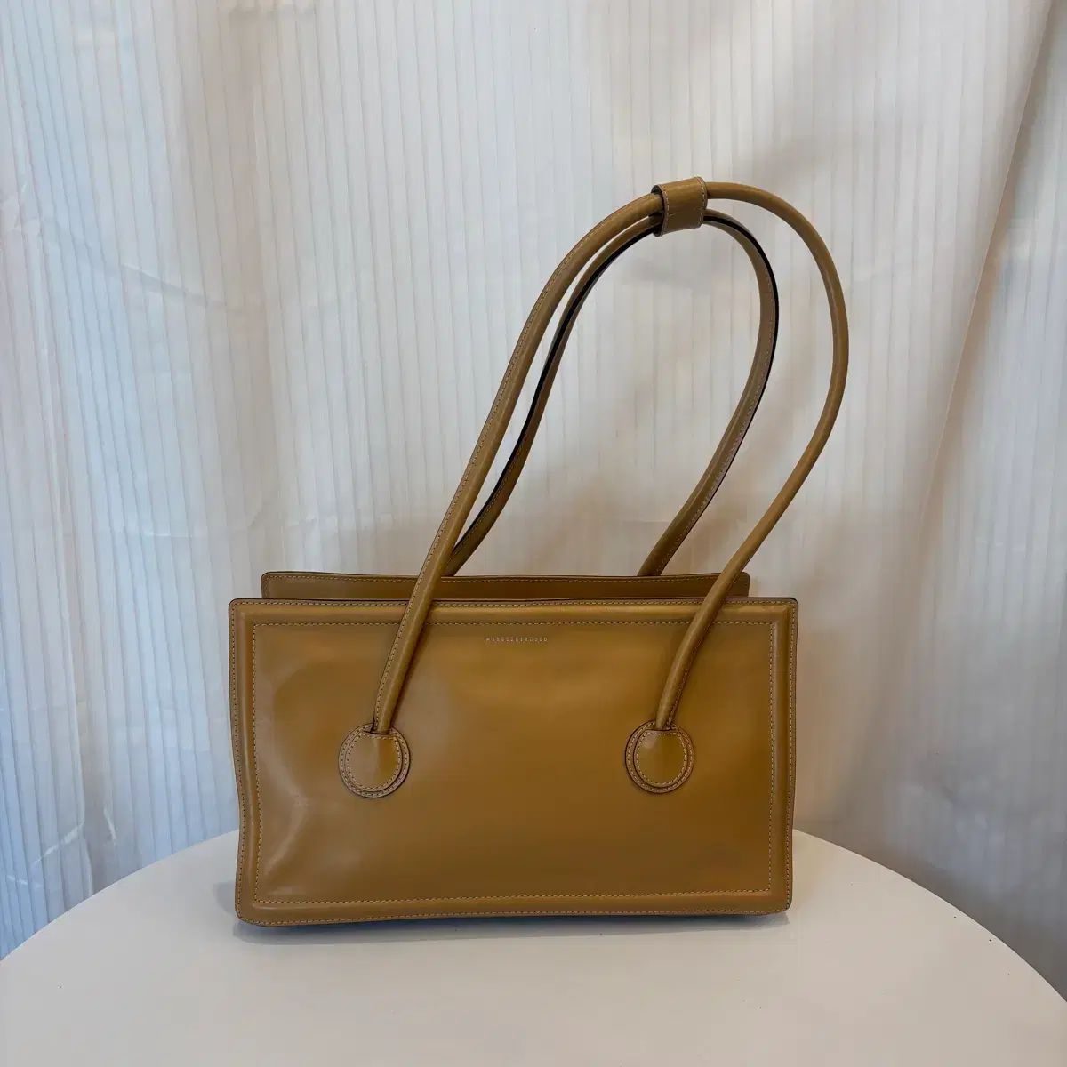 正規品 MARGESHERWOOD ボストンバッグ キャメル