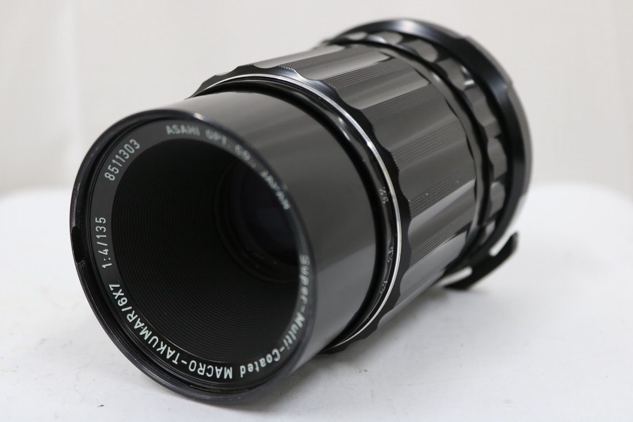 【返品保証】 ペンタックス Pentax Super-Multi-Coated MACRO-TAKUMAR 6×7 135mm F4 e11087