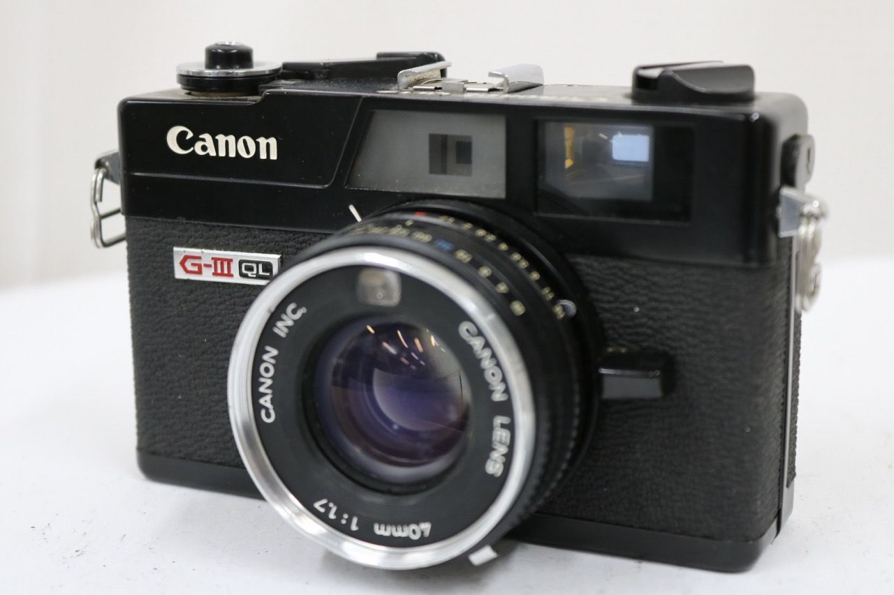 【返品保証】 キャノン Canon Canonet QL17 G-III ブラック 40mm F1.7 レンジファインダー カメラ e11025