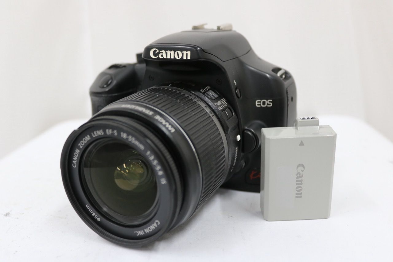 返品保証】 キャノン EOS Kiss X2 EF-S 18-55mm F3.5-5.6 IS