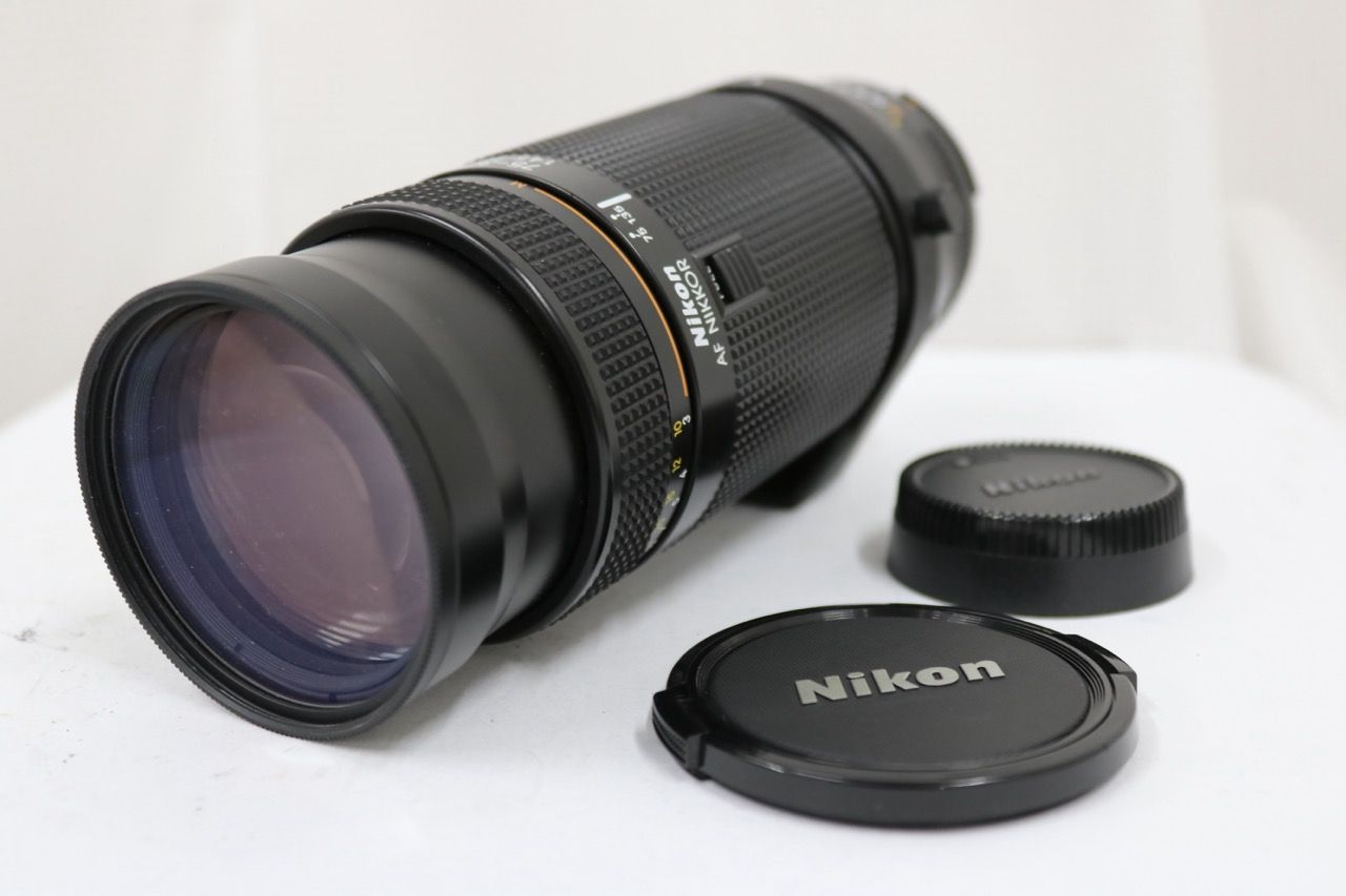 【返品保証】 ニコン Nikon AF NIKKOR 75-300mmF4.5-5.6 前後キャップ レンズカバー付き レンズ e11057