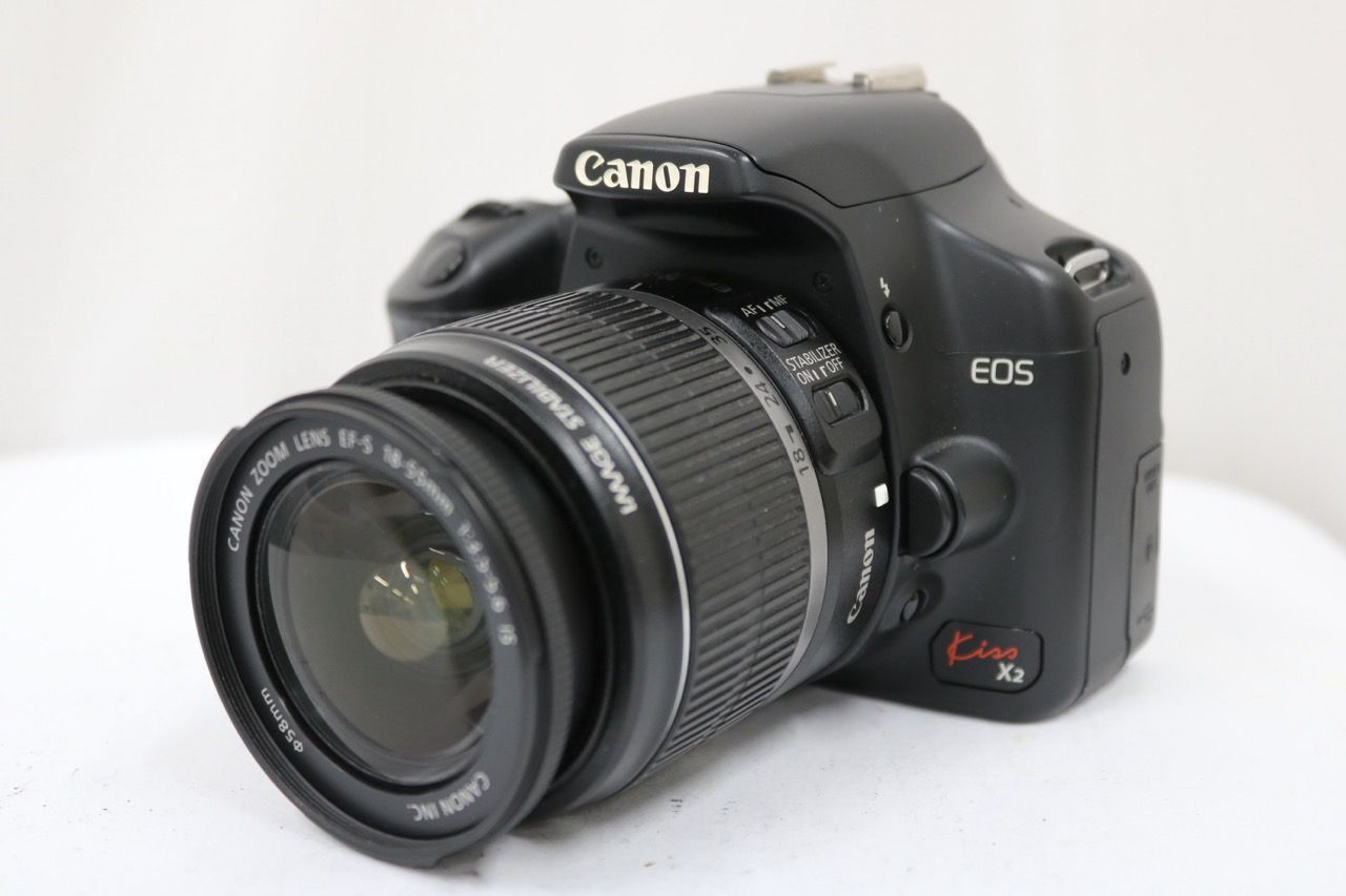 【返品保証】 キャノン Canon EOS Kiss X2 EF-S 18-55mm F3.5-5.6 IS デジタル一眼 e11039