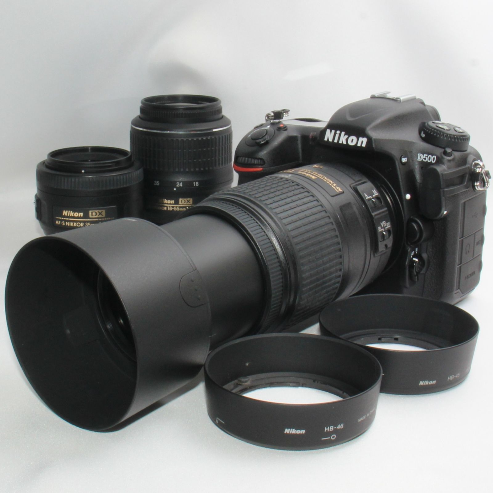 ❤️予備バッテリー付き❤️✨Nikon D500 超望遠 トリプルレンズセット✨