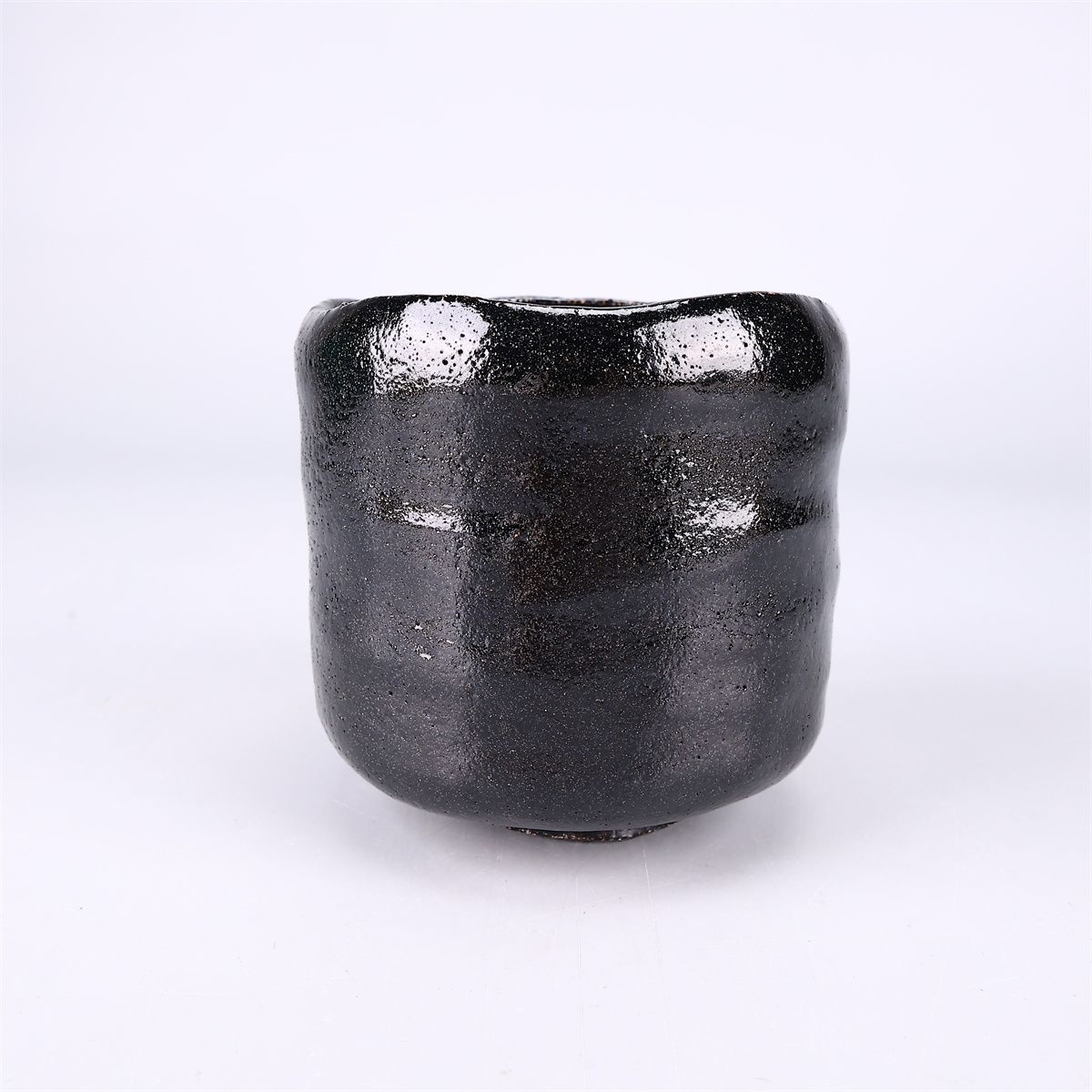 帝室技芸員 【初代 伊東陶山】 黒楽 茶碗／共箱付 美品y！CR287 - メルカリ