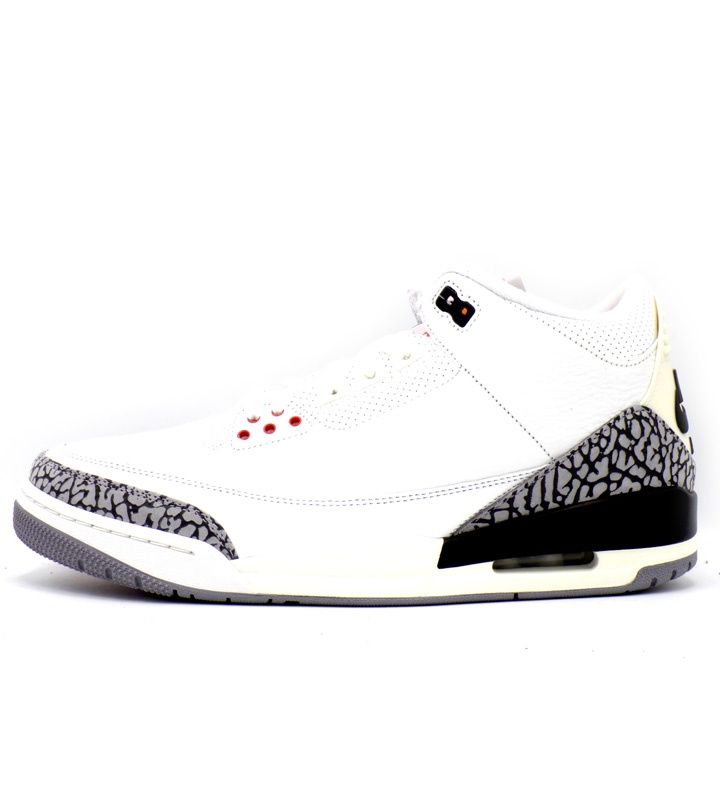 安い，新作 ナイキ NIKE 【 AIR JORDAN 3 RETRO White Cement