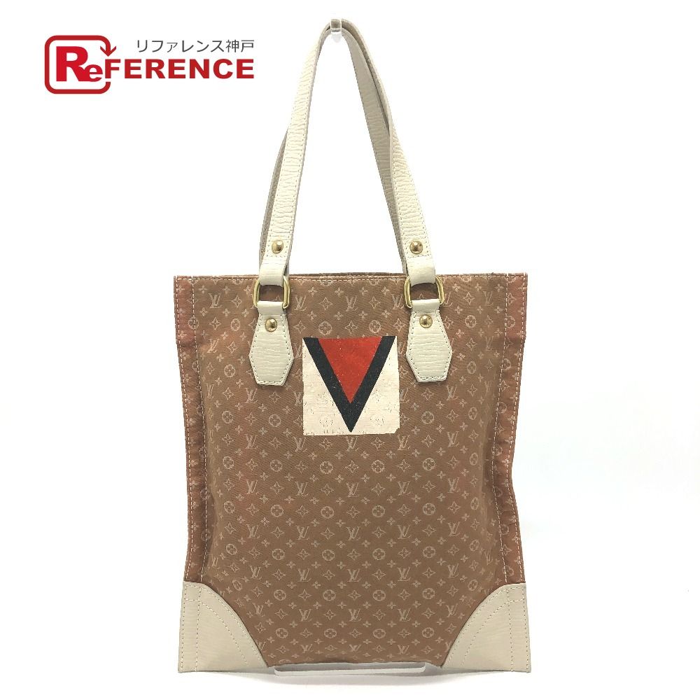 LOUIS VUITTON ルイヴィトン トートバッグ タンジェ M40022 レザー/キャンバス ベージュ