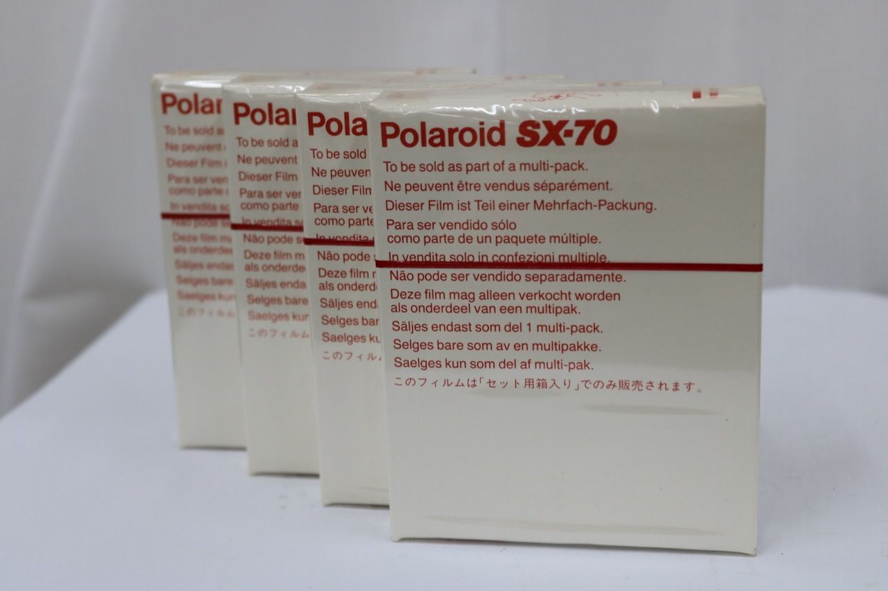 【未使用】 ポラロイド Polaroid SX-70用 未開封期限切れフィルム4点セット e11144