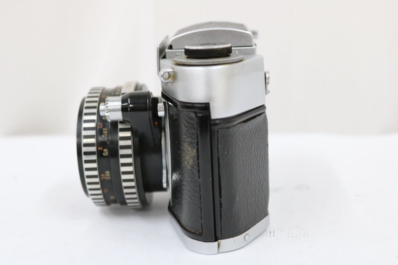 何でも揃う【返品保証】 エキサクタ EXA 1a + Jena Tessar 50mm F2.8