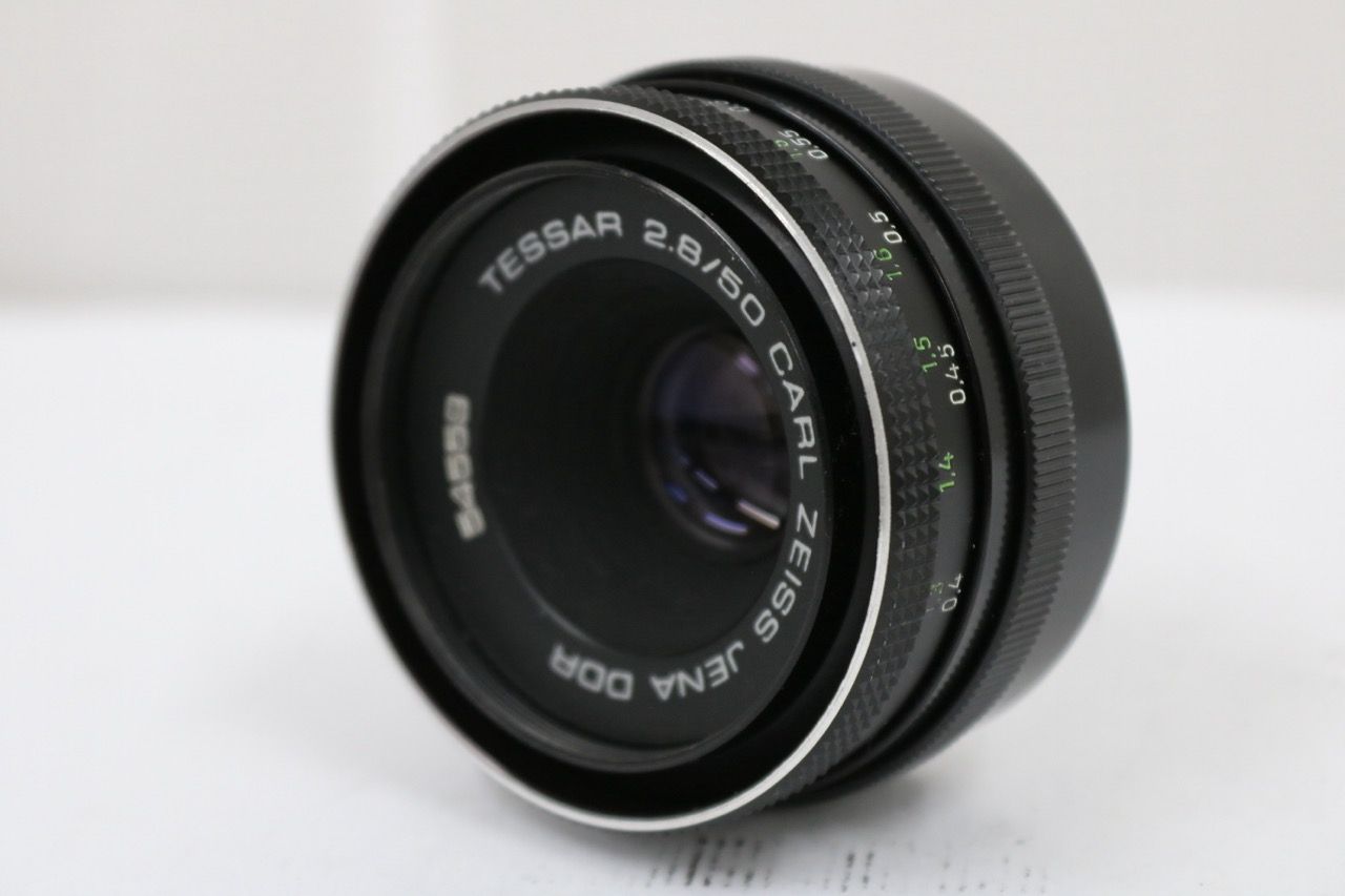 【返品保証】 カールツァイス Carl Zeiss Jena Tessar 50mm f2.8 レンズ e11102