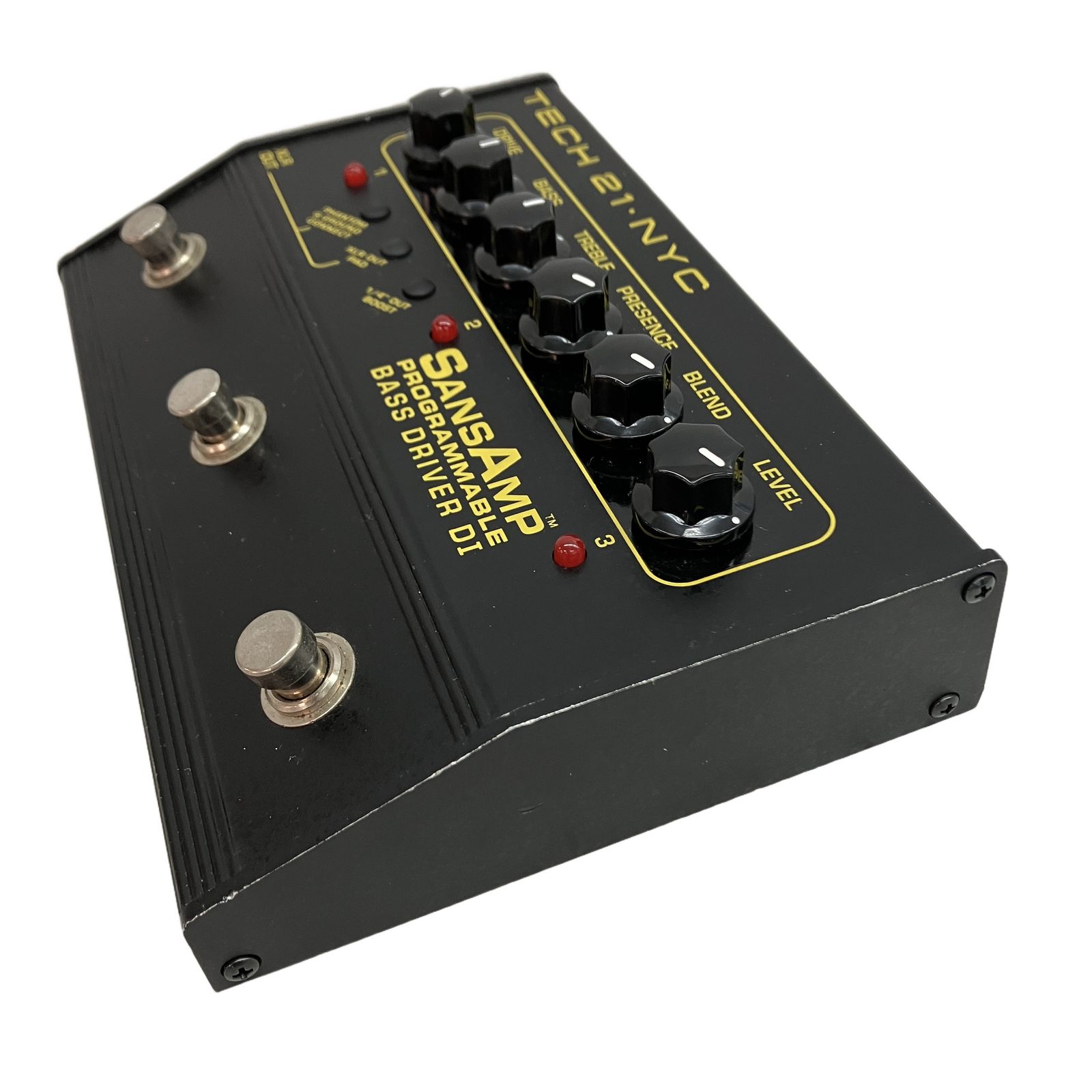 TECH21 NYC SANSAMP PROGRAMMABLE BASS DRIVER DI ベース プリアンプ エフェクター 中古 C11172994