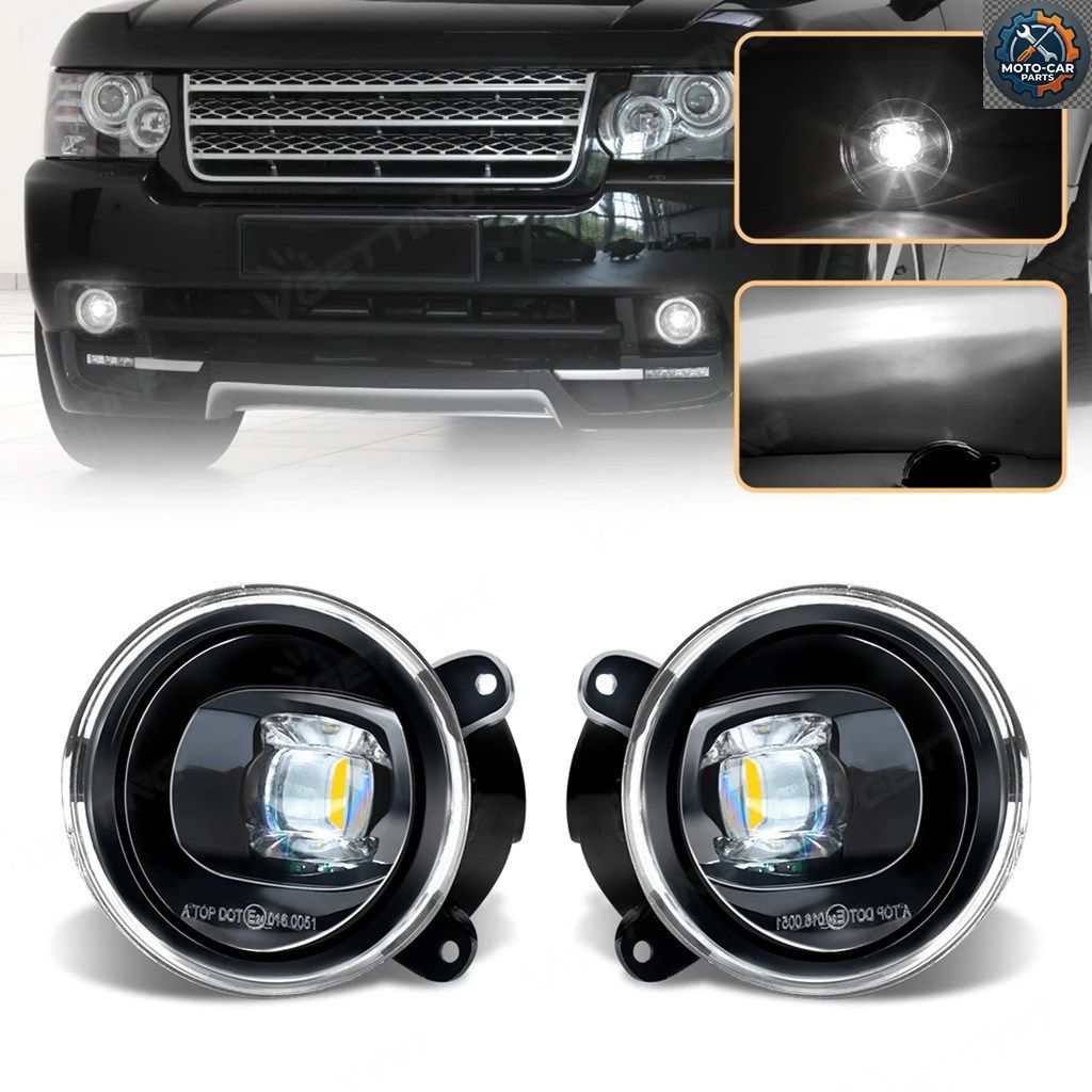 LED ホワイト/イエロー フォグランプ アセンブリ ランドローバー ディスカバリー LR3 レンジローバー スポーツ 2003-2009 XBJ000080 XBJ000