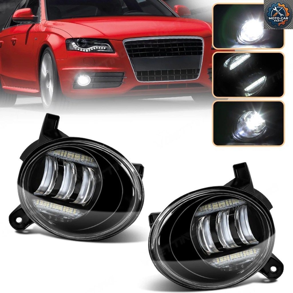 LEDフォグランプ 1ペア アウディ A1 A4 ワゴン A5 A6 B8 C7 Q3 2009 - 14 パサート CC 2008-2012 DRL フォグランプ カーパーツ