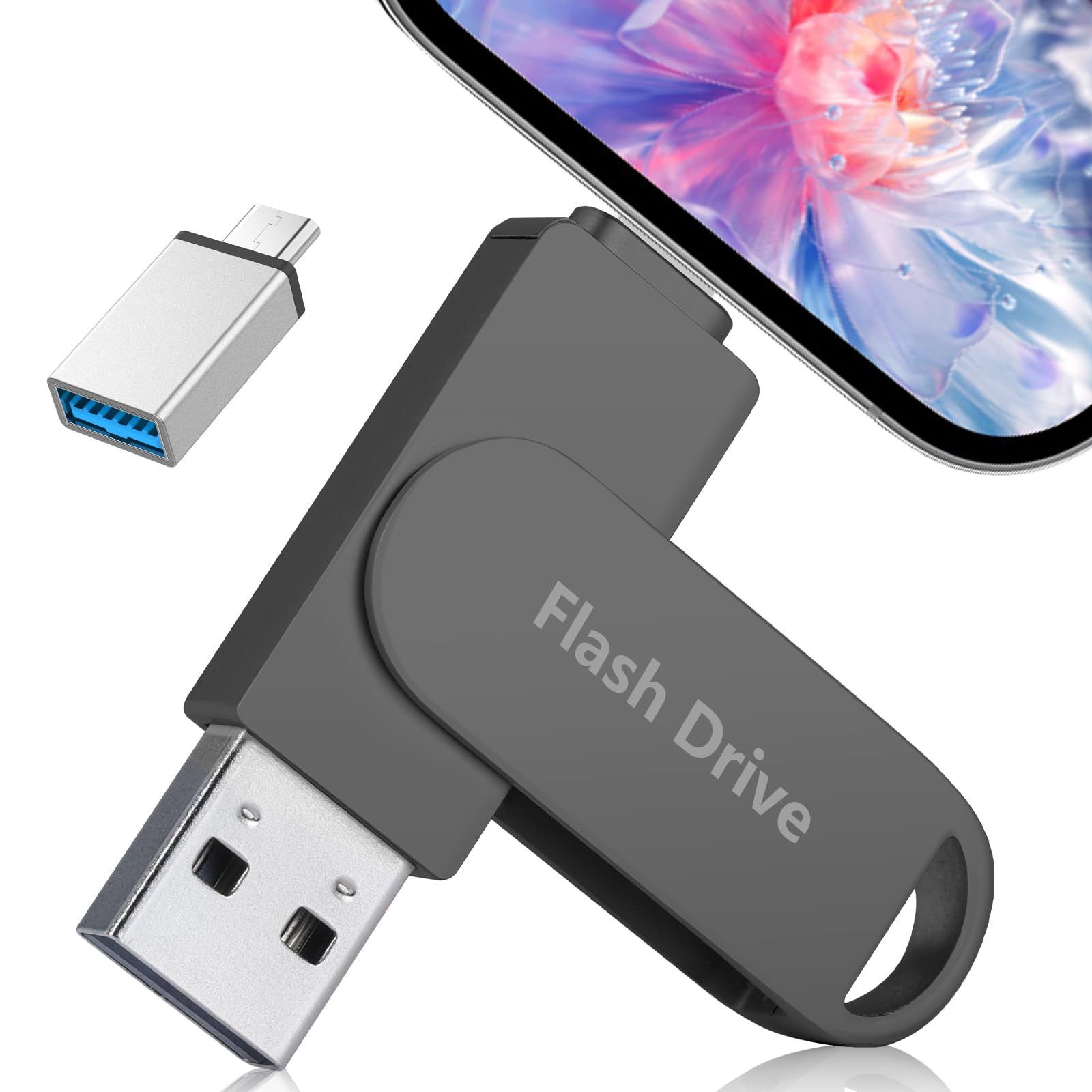 【Xiaxee 2026新登場 】512GB 3in1 USBメモリー USB-C/Lightning/USB-A スマホ/PC/タブレット多機能 データバックアップ