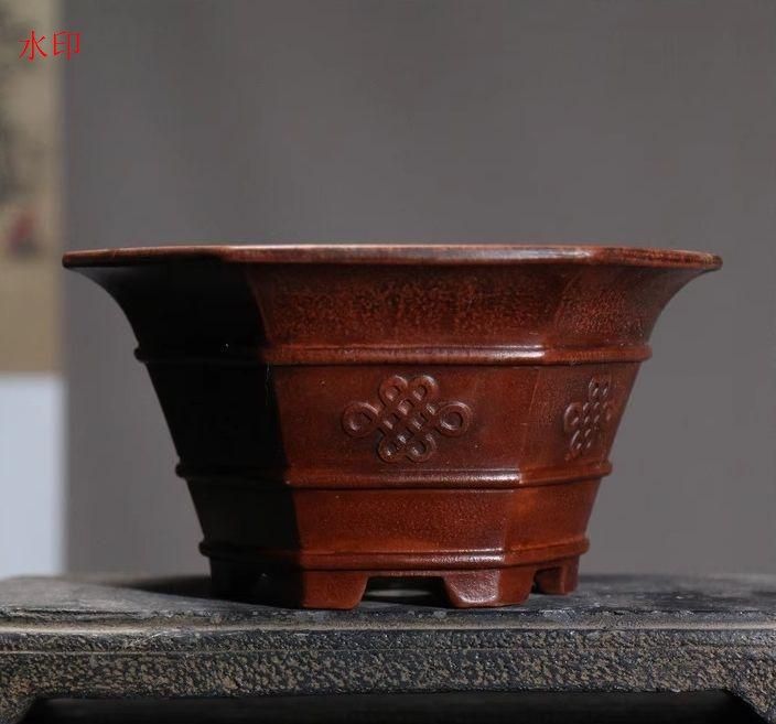 紫砂の鉢 盆栽鉢 植木鉢 小品盆栽鉢 大品盆栽鉢 台湾紫砂の鉢