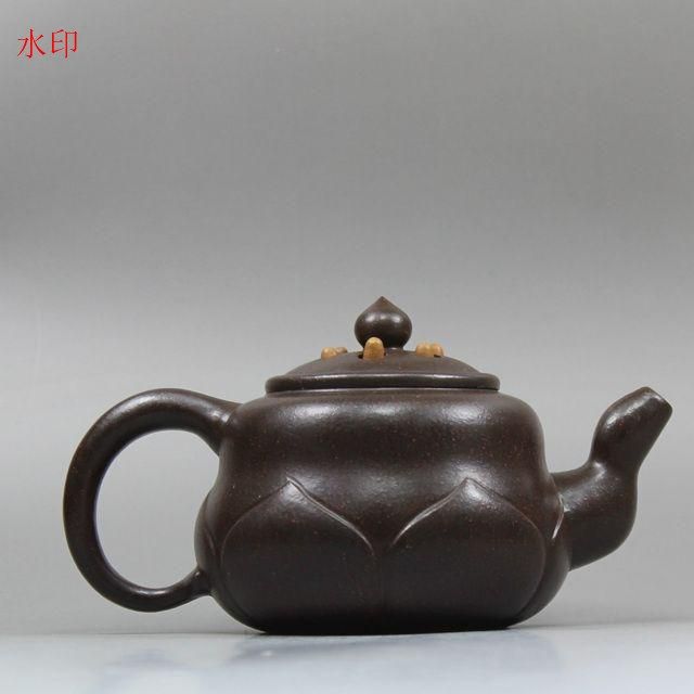 蓮子壺 紫砂壺・紫泥急須・茶壺・茶道具 宜興紫砂
