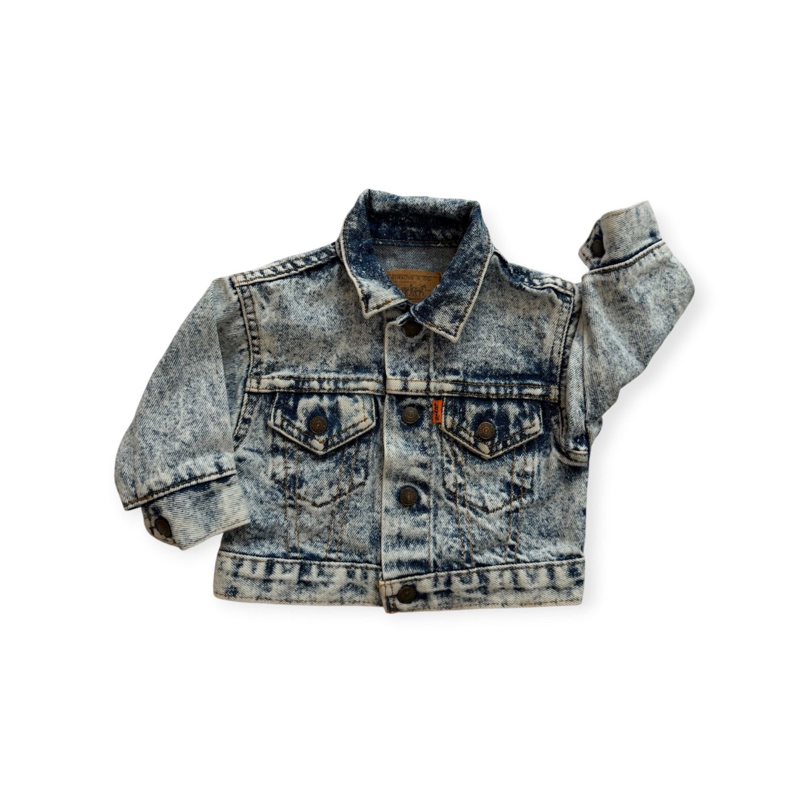 【Size 70】vintage USA製 Levi's デニムジャケット アシッドウォッシュ 7,840円